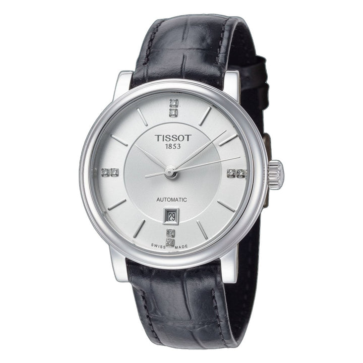 CARSON 30mm / Silver / Black | Silver Dial