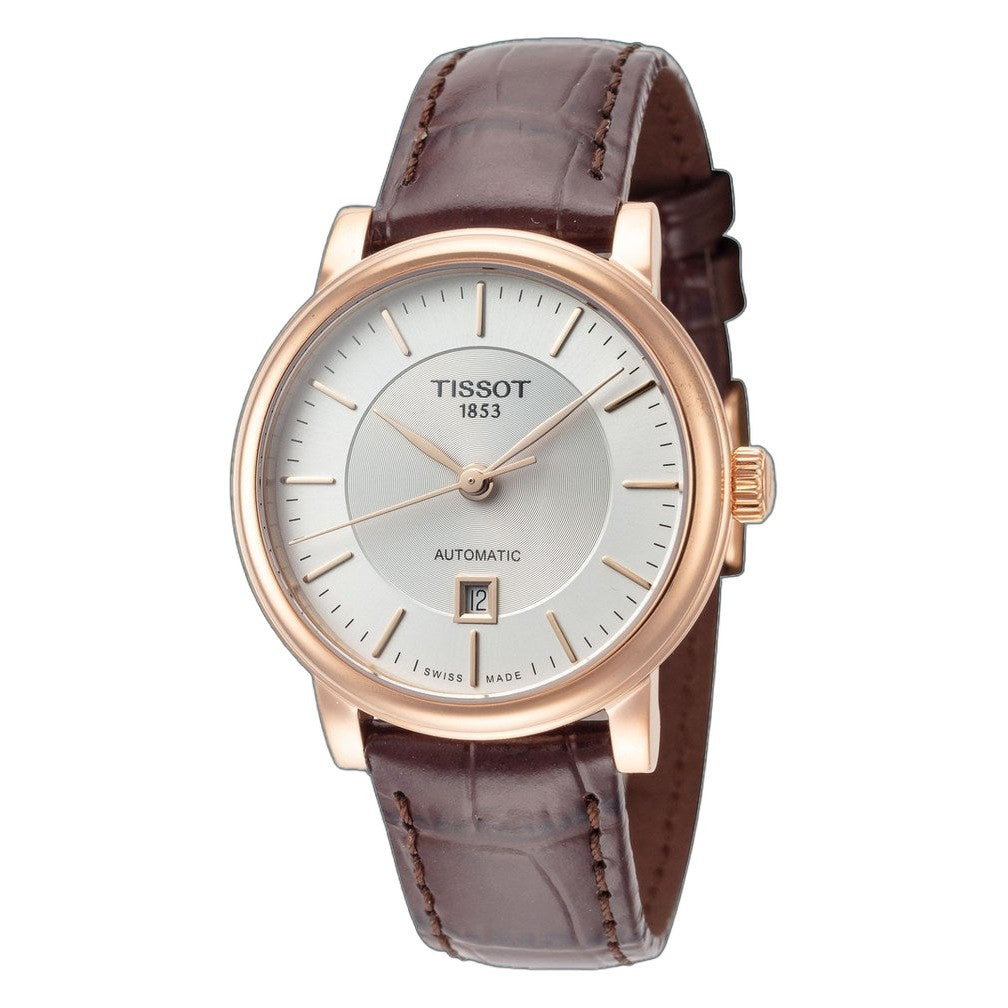 CARSON 30mm / Silver / Brown | Silver Dial