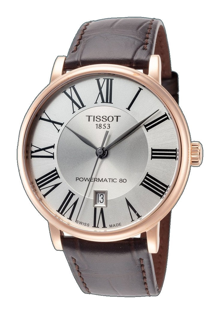 CARSON 40mm / Silver / Brown | Silver Dial