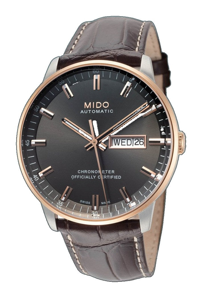 Commander II 40mm / Grey / Brown | Grey Dial