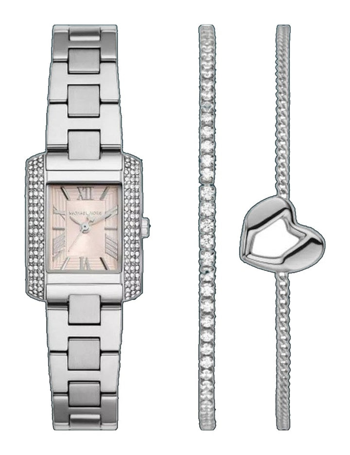 Emery 22mm / Pink / Silver | Pink Dial
