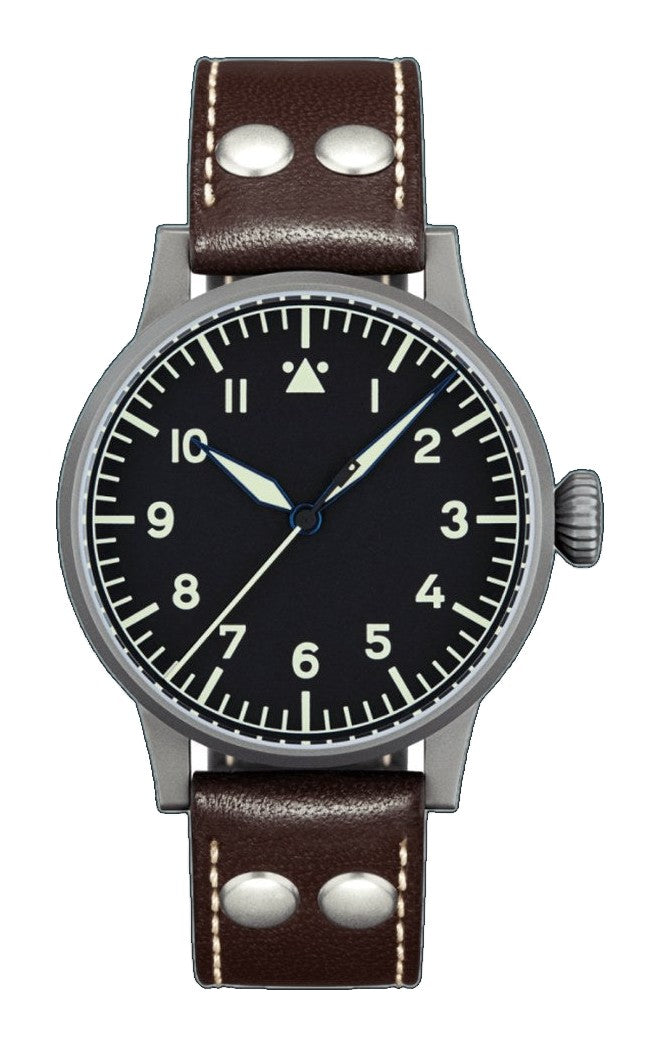 Westerland Pilot Watch Original 45mm Handwinding Black Dial
