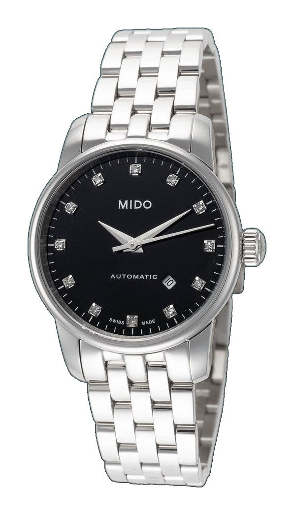 Baroncelli 29mm / Black / Silver | Black Dial