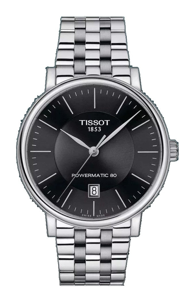 Carson 40mm / Black / Silver | Black Dial