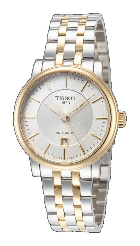 Carson 30mm / Silver / Silver and Rose Gold Silver Dial