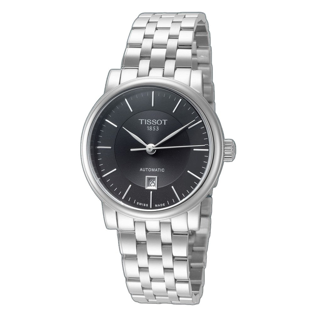 Carson 30mm / Black / Silver | Black Dial