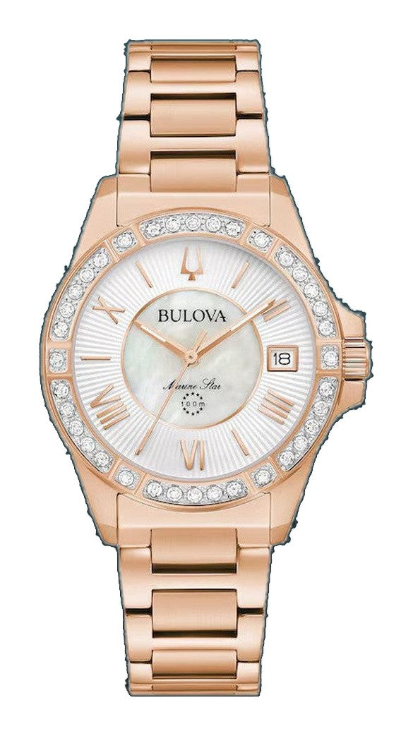 Marine Star 32mm / White Mother-of-Pearl / Rose Gold | White Mother-of-Pearl Dial