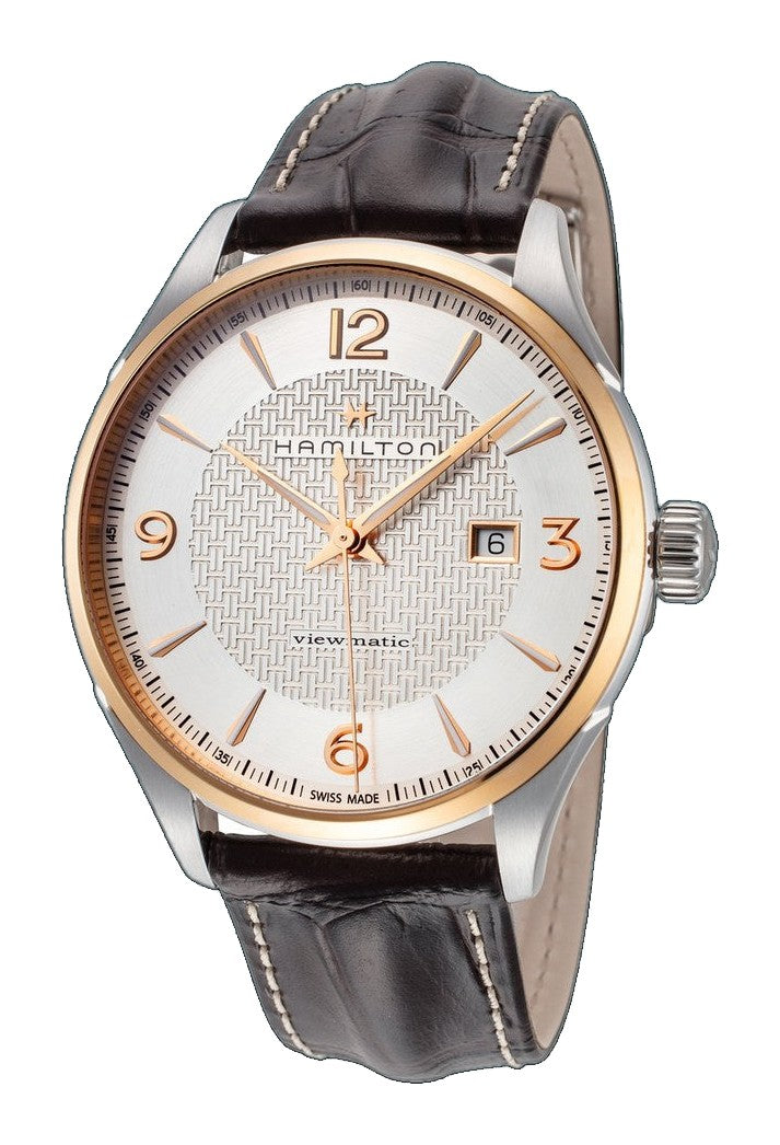 Jazzmaster 44mm / Silver / Brown | Silver Dial