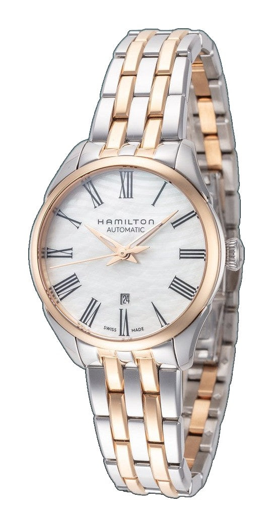 JAZZMASTER 30mm / Mother-of-Pearl / Silver and Rose Gold Mother-of-Pearl Dial
