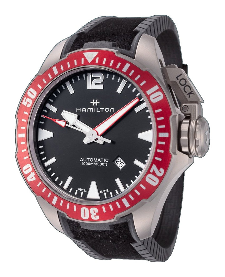 Khaki Navy 46mm / Black / Black Black Dial