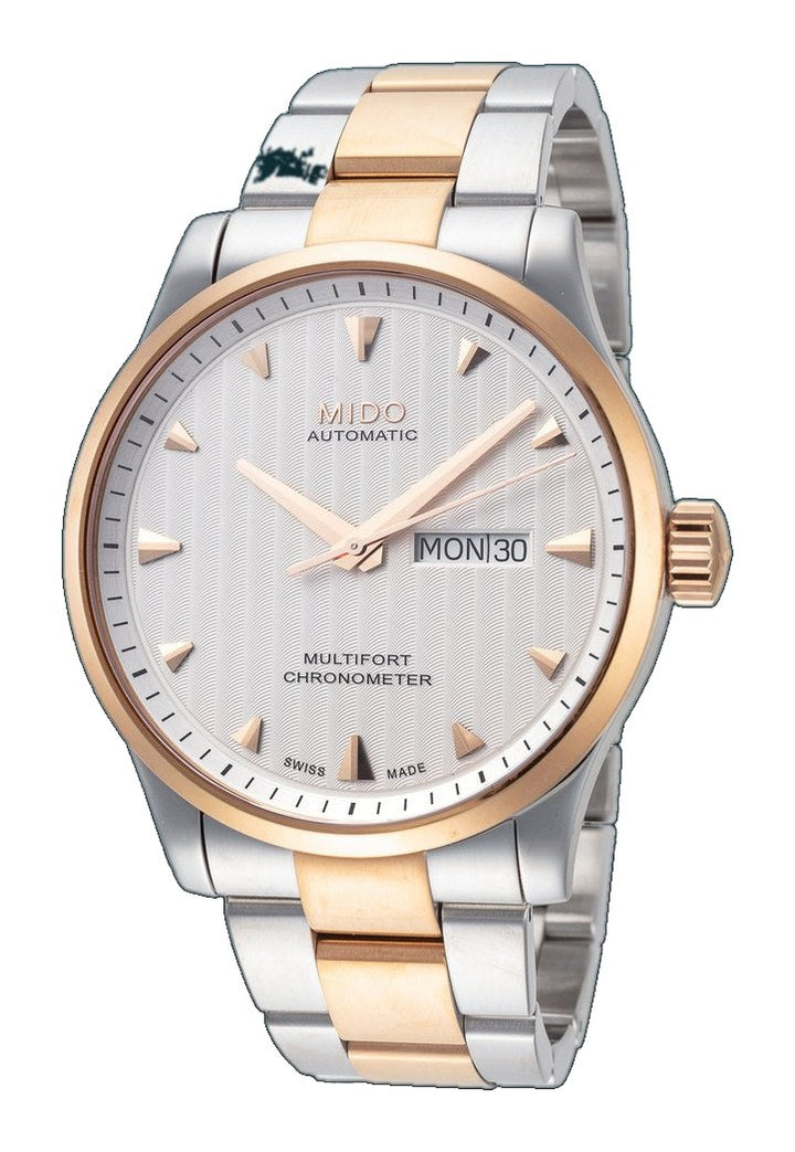 Multifort 42mm / Silver / Silver and Rose Gold | Silver Dial