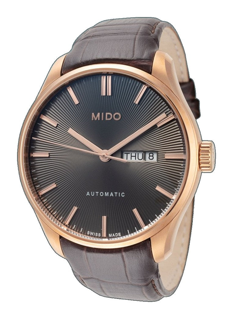 Belluna II 42.5mm / Grey / Brown | Grey Dial