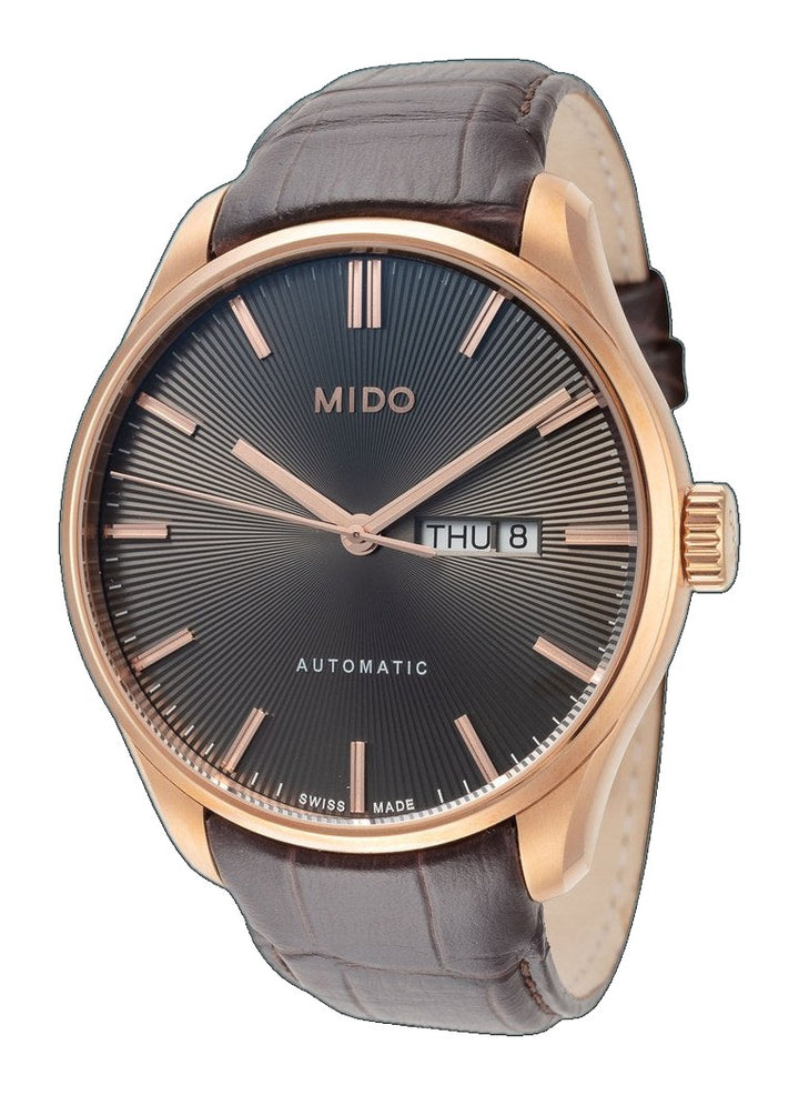 Belluna II 42.5mm / Grey / Brown | Grey Dial