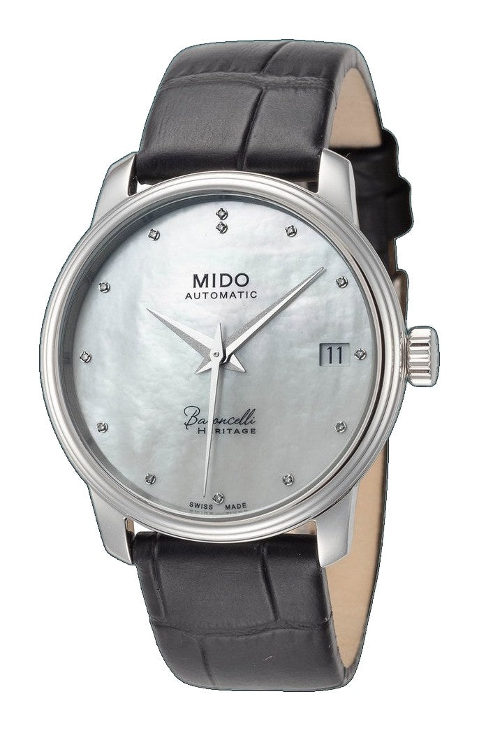 Heritage 33mm / White / Black | White Dial