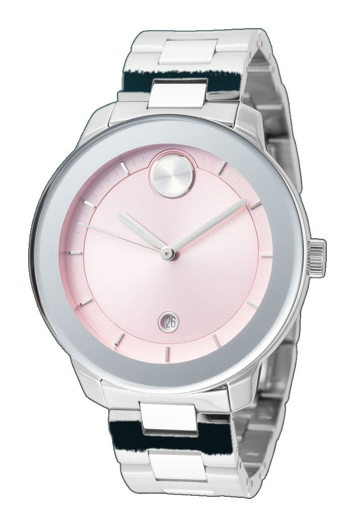 Bold 38mm / Pink / Silver | Pink Dial