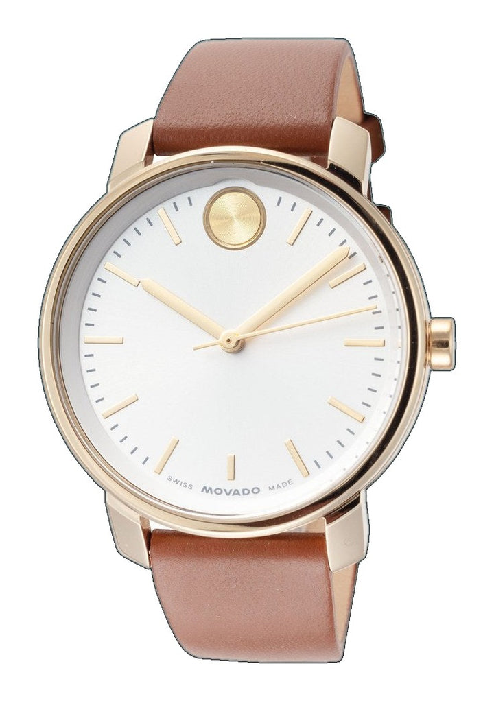 Bold 34mm / White / Brown | White Dial