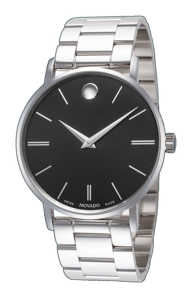 Corporate 40mm / Black / Silver Black Dial