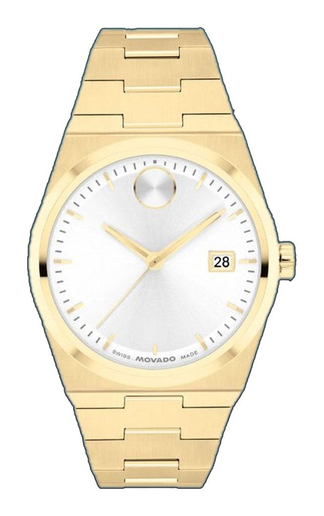 Bold Quest 35mm / White / Gold | White Dial