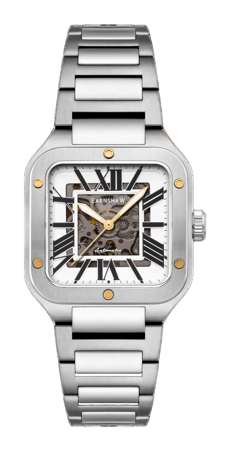Engineer Lennox Skeleton Automatic White / Stainless Steel White Dial