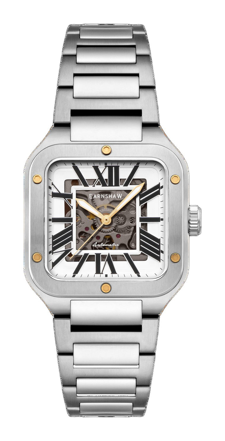 Engineer Lennox Skeleton Automatic White / Stainless Steel White Dial