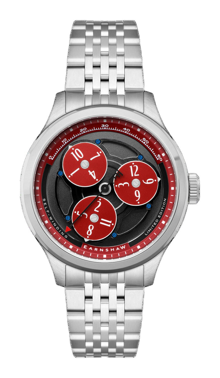 Engineer Hexham Trisect Automatic Limited Edition Black / Stainless Steel | Black Dial
