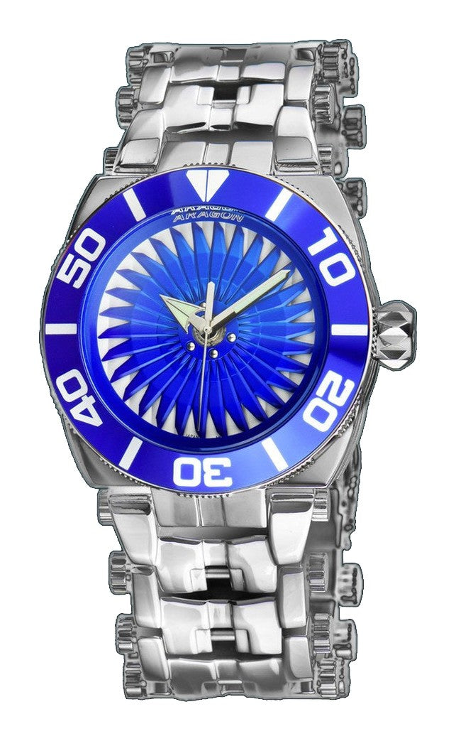 Millipede Rotator NH35 43mm Blue Rotator | Blue Dial