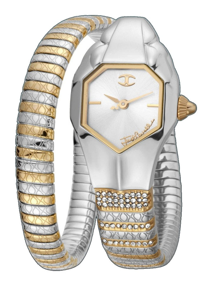 Snake 22mm / Silver / Silver and Gold Silver Dial