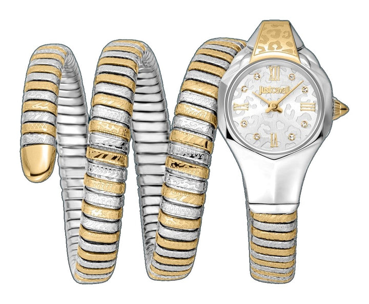 Signature Snake 22mm / Silver / Silver and Gold | Silver Dial