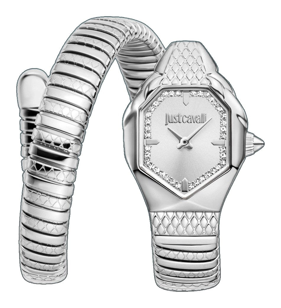 Snake 22mm / Silver / Silver Silver Dial