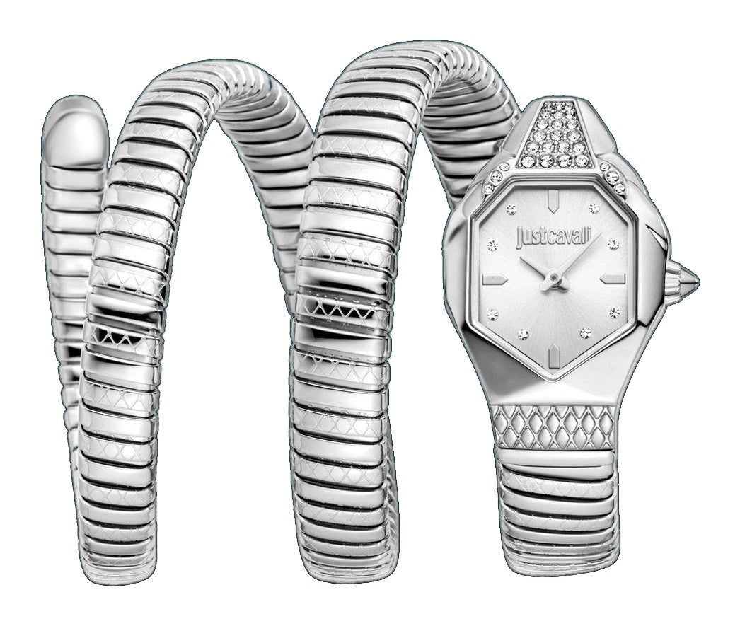 Snake 22mm / Silver / Silver Silver Dial