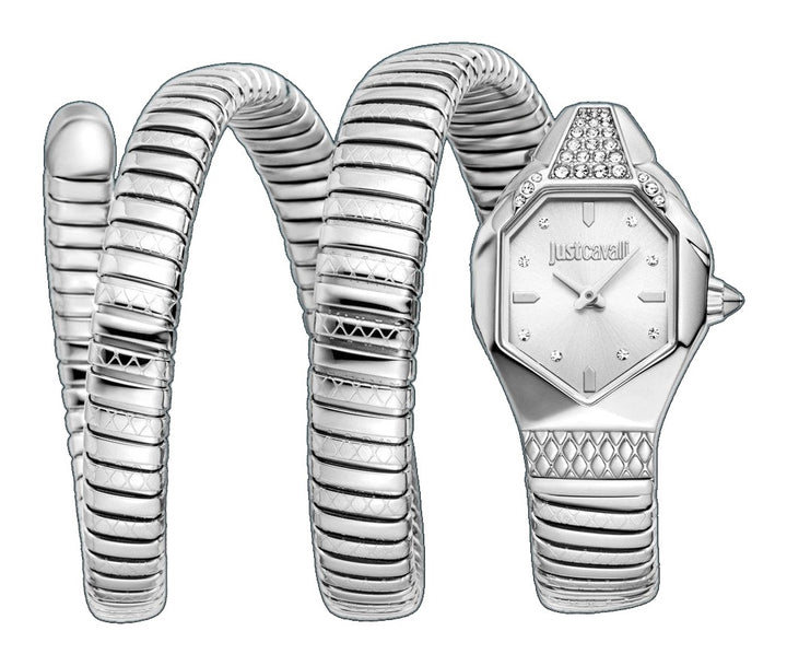 Snake 22mm / Silver / Silver Silver Dial