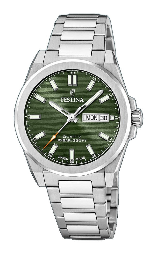 CLASSIC STEEL | Green Dial