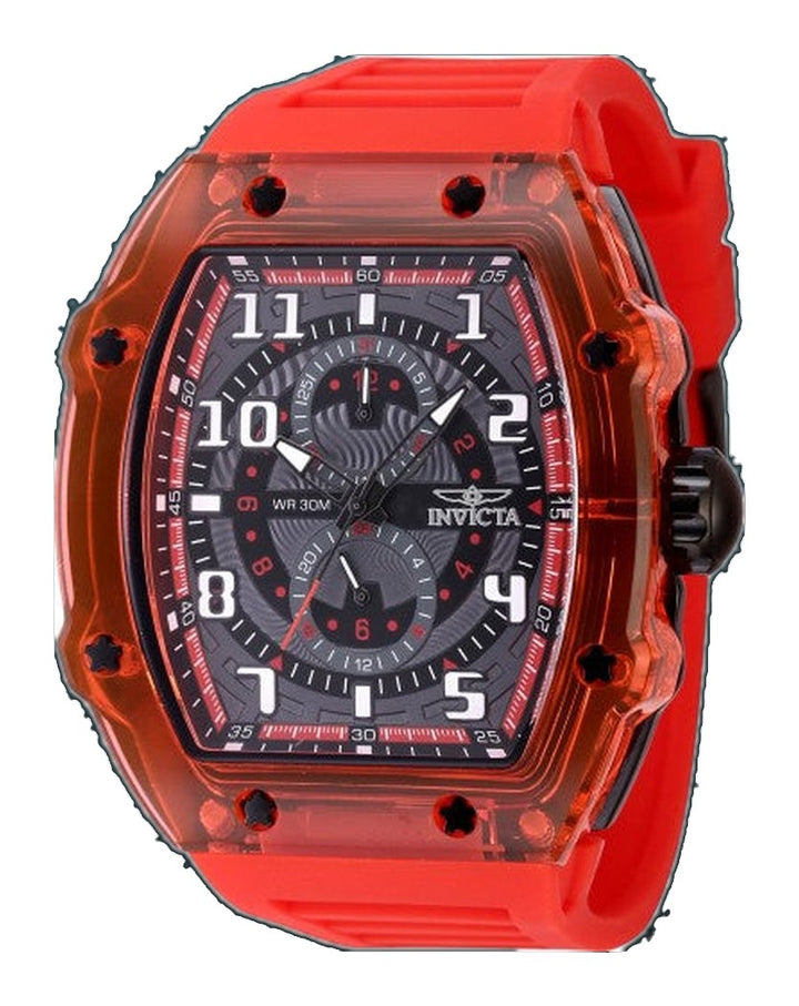 Racing 48.5mm / Dark Grey / Red | Dark Grey Dial