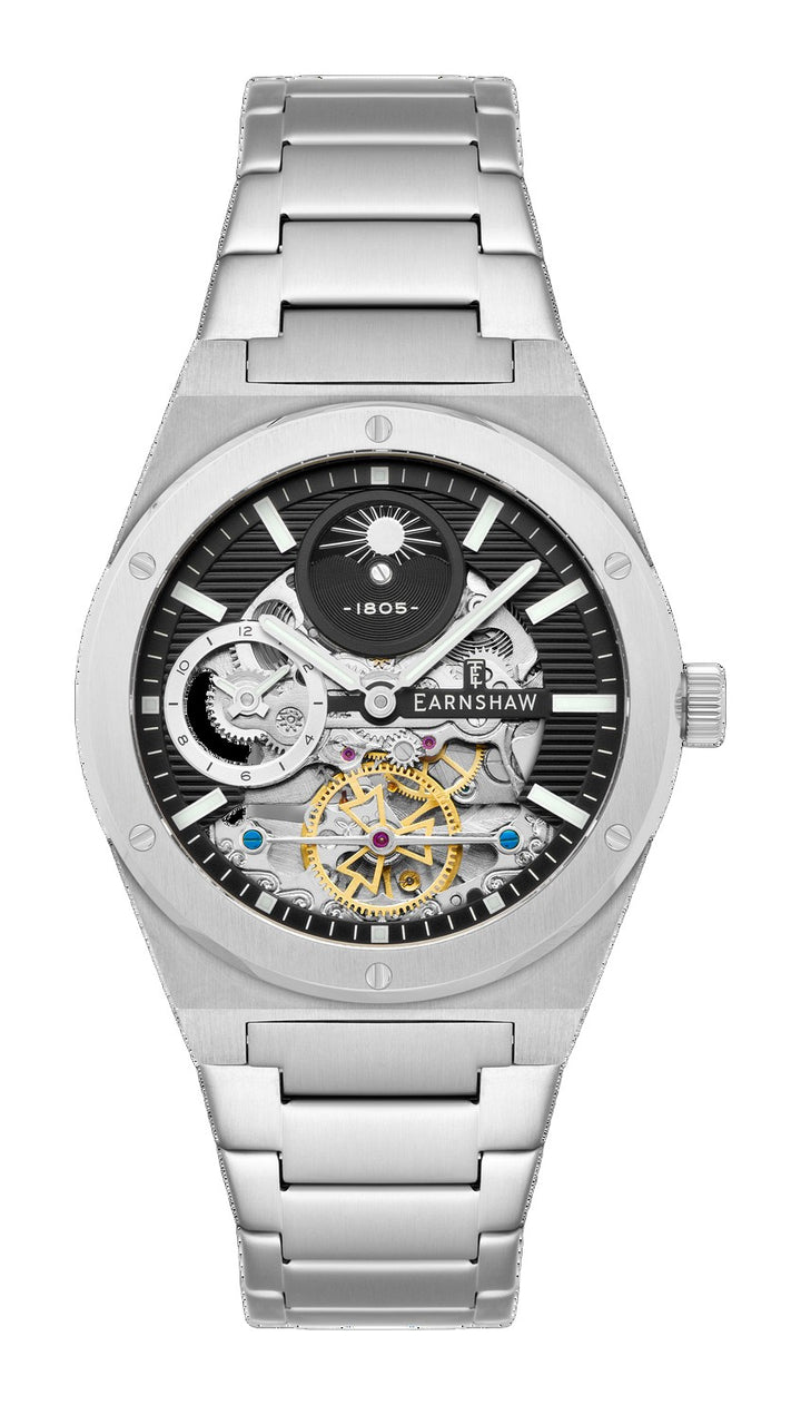 Drake Dual Time Automatic Black / Stainless Steel Black Dial