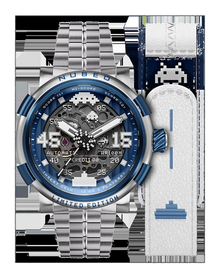 Orion Automatic Space Invaders Limited Edition Blue / Stainless Steel | Blue Dial