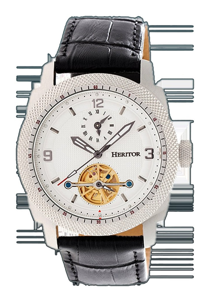 Helmsley Dual Time Black/Silver/White | White Dial