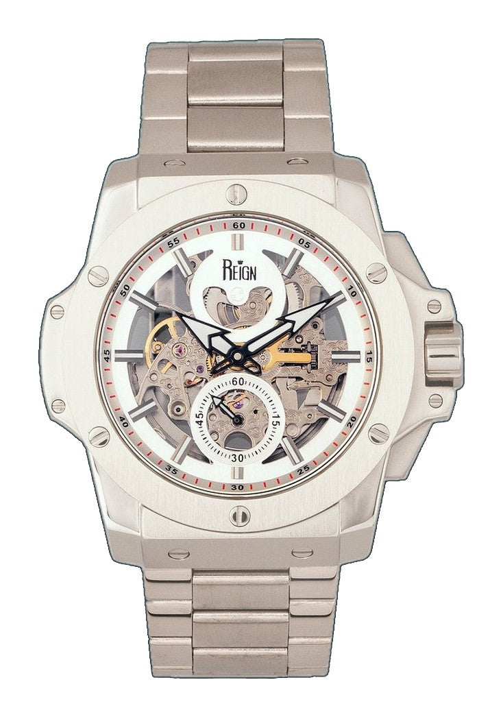 Commodus Bracelet Silver | Silver Dial
