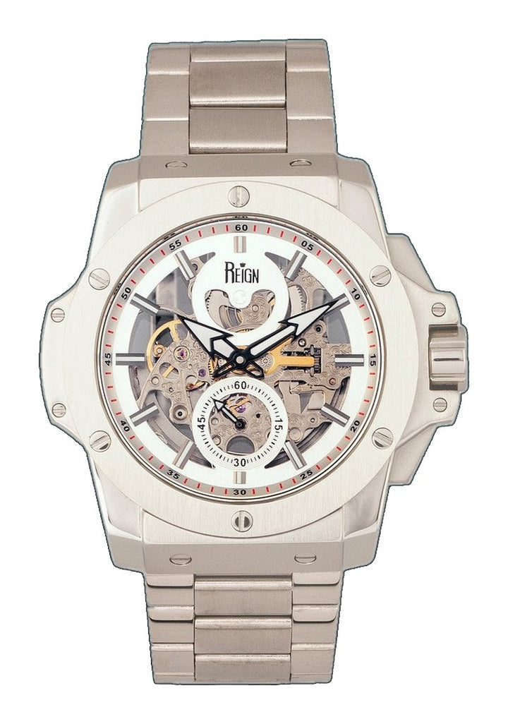 Commodus Bracelet Silver | Silver Dial