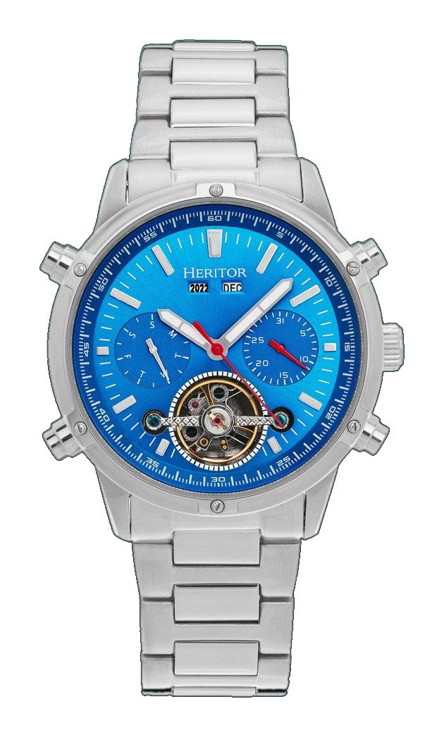 Wilhelm Silver/Blue | Black Dial
