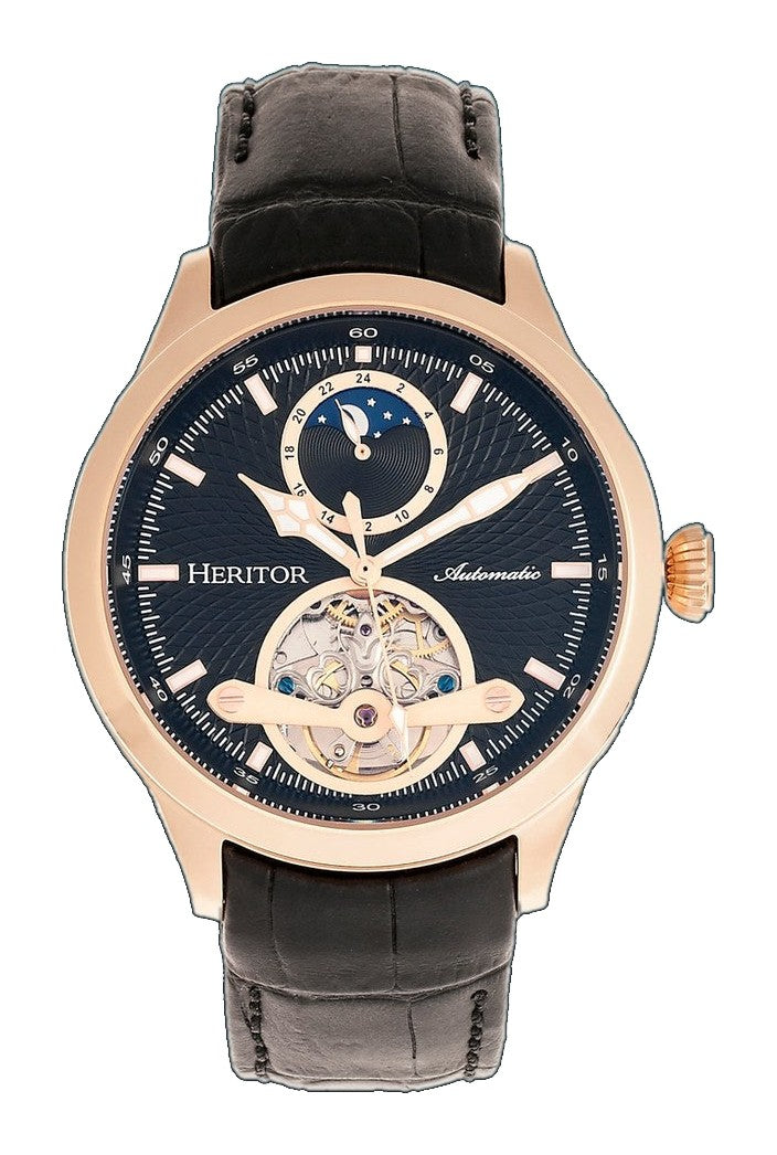 Gregory Rose Gold/Black | Black Dial