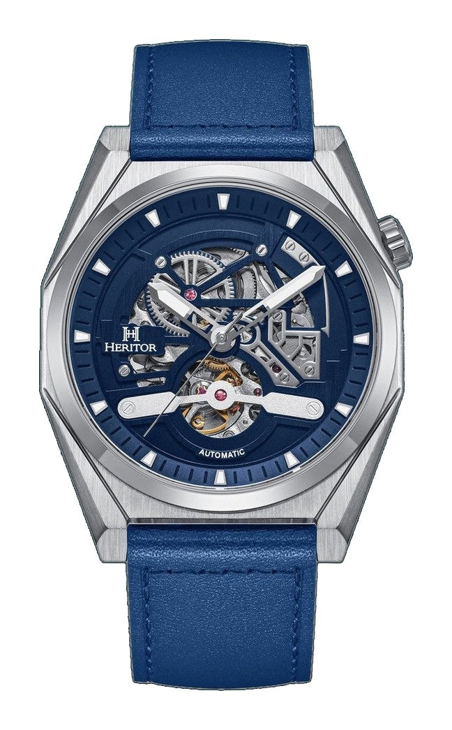 Amadeus Skeleton Watch Blue / Silver | Blue Dial