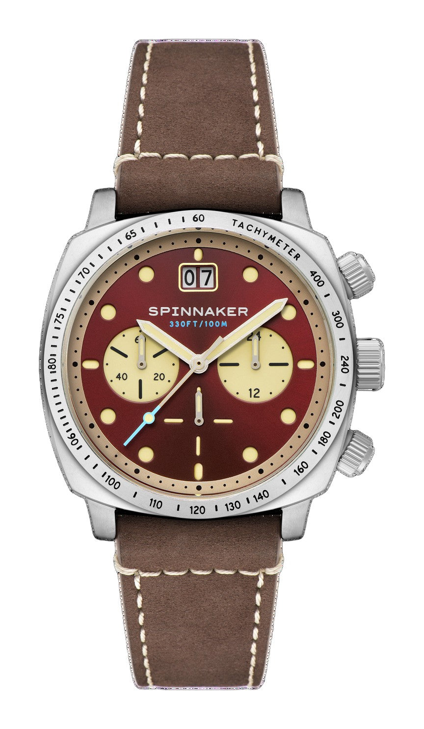 Hull Chronograph Red / Leather | Red Dial