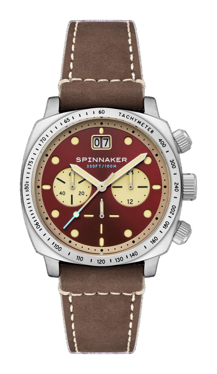Hull Chronograph Red / Leather | Red Dial