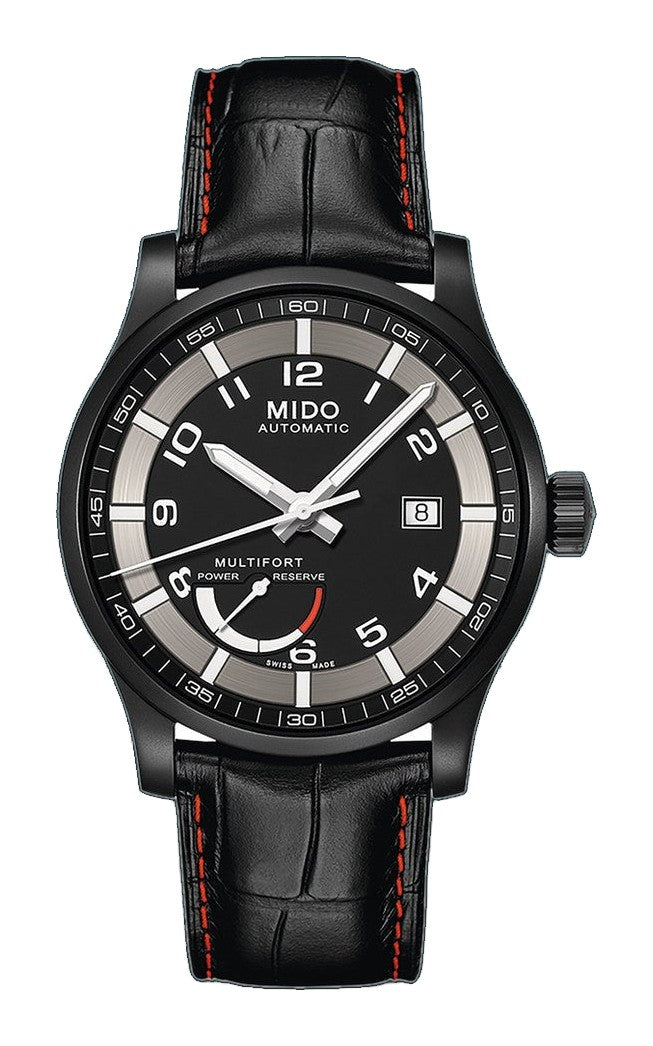 MULTIFORT II  POWER RESERVE Black/SS | Black Dial