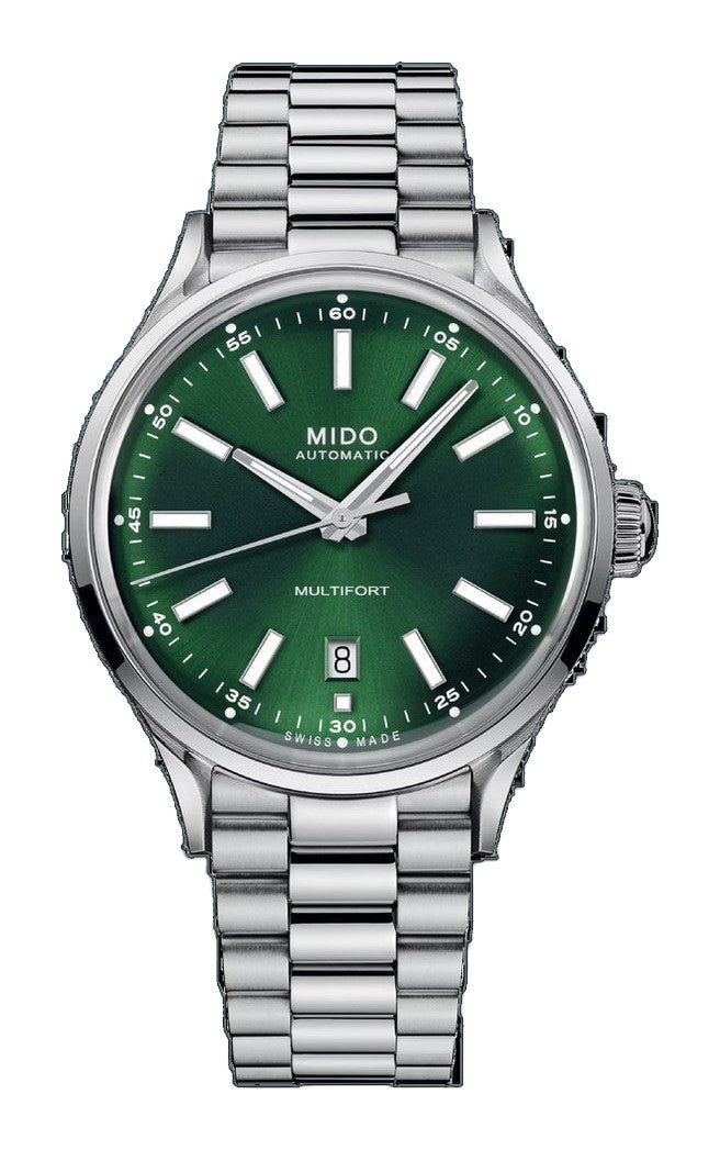 Multifort Patrimony Green / Stainless Steel | Green Dial