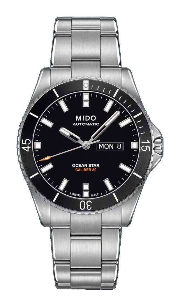 Ocean Star 200 Silver-tone | Black Dial