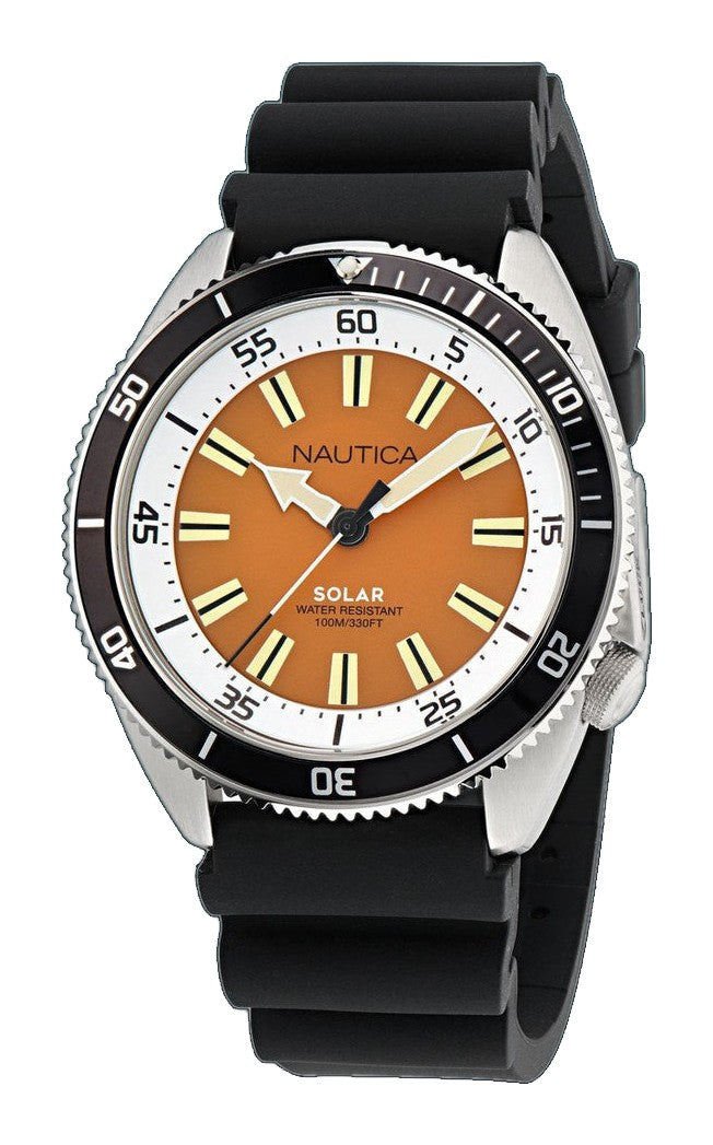 SPORTY Black / Stainless Steel | Orange Dial