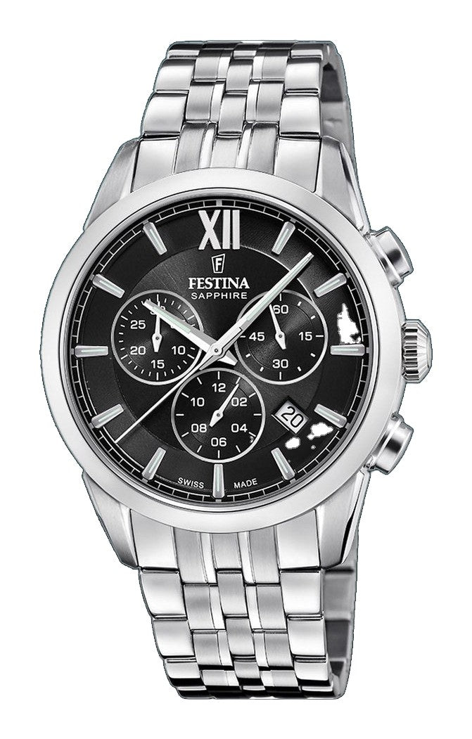 CHRONOGRAPH Black / Stainless Steel | Black Dial