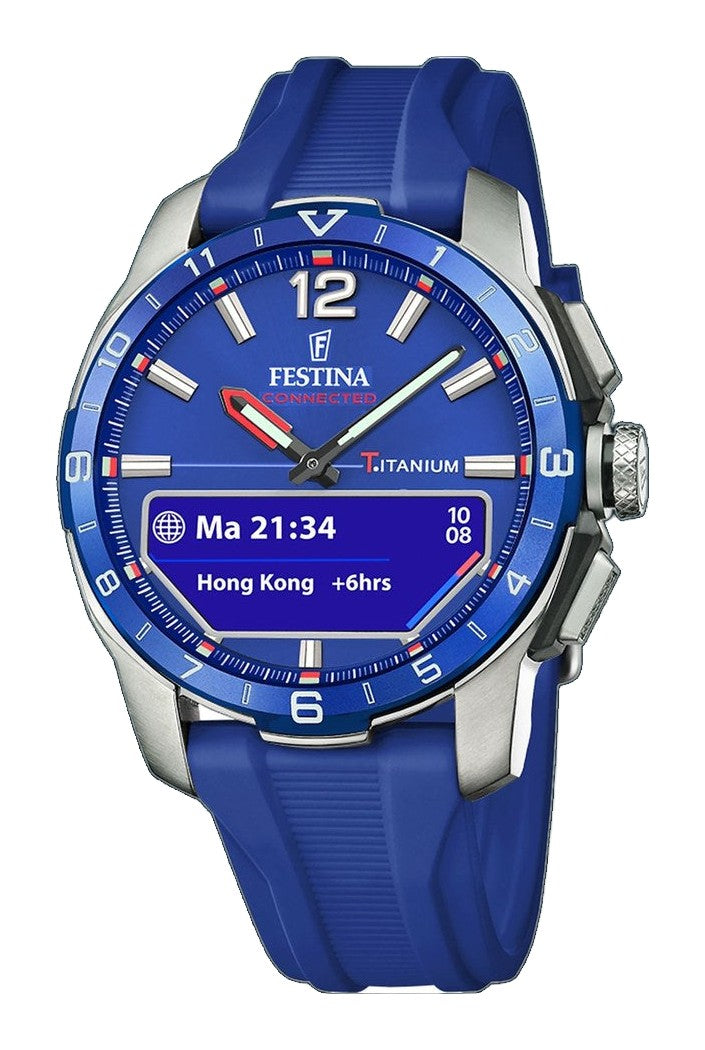 CONNECTED Blue / Plastic | Blue Dial