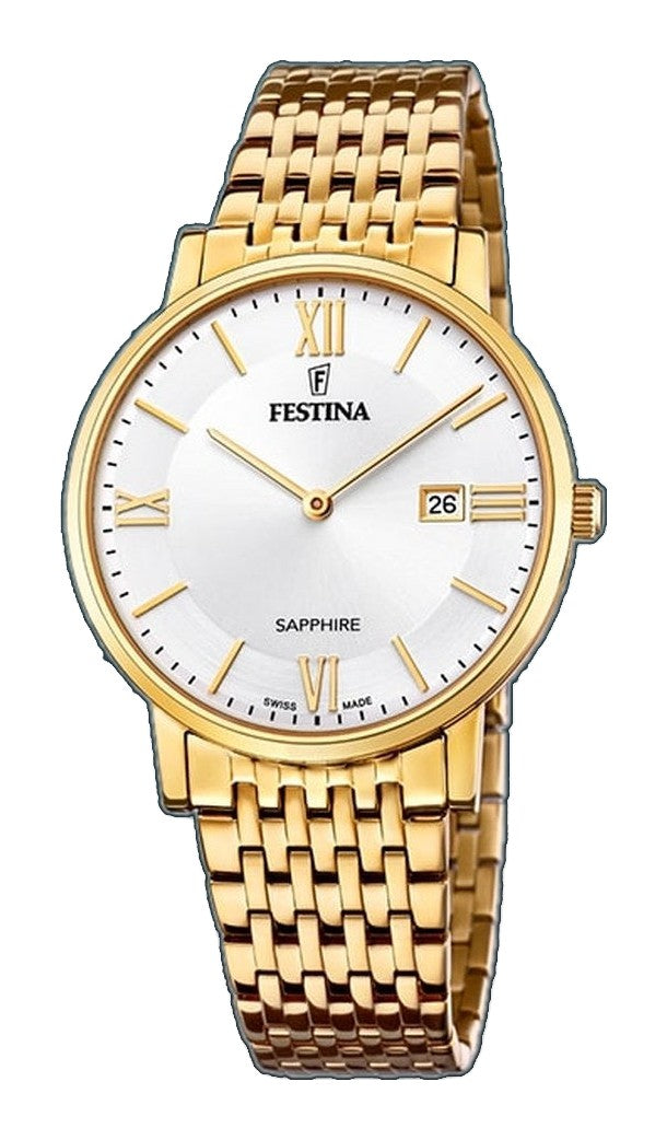 Swiss Made White / Stainless Steel | White Dial